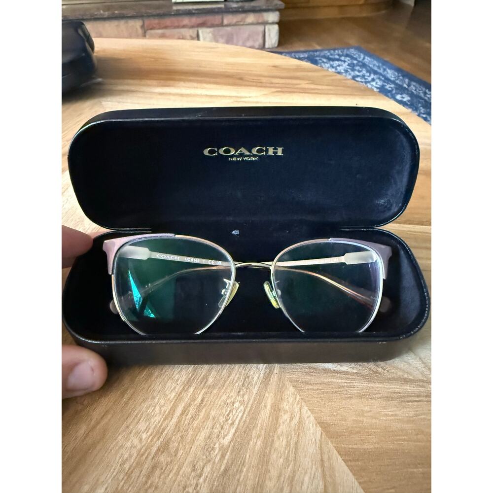 Coach HC5148 Rose Gold/Light Eggplant Cateye Frame Glasses 54x17 - Picture 7 of 7